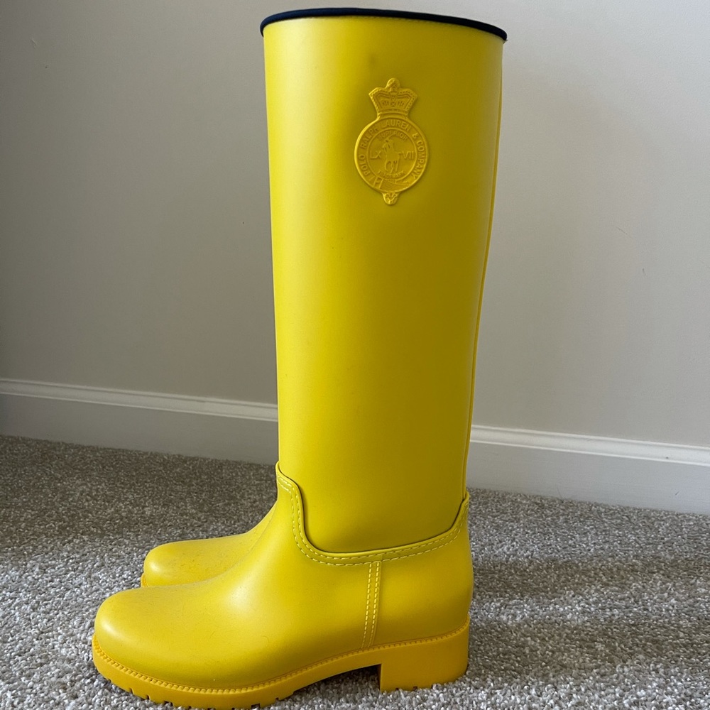 Ralph Lauren Yellow Rainboots